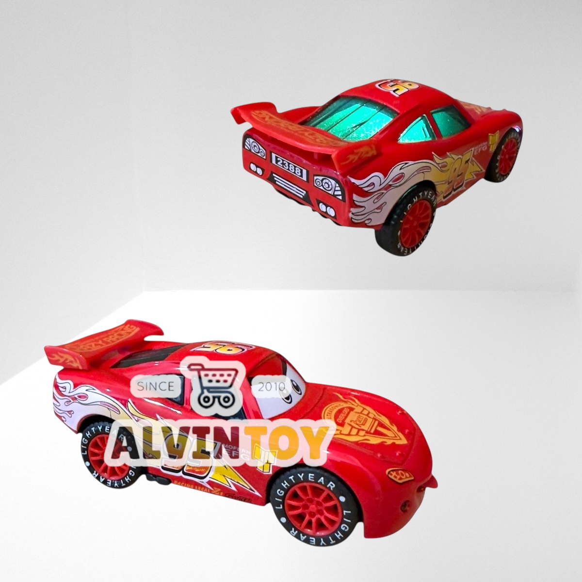รถเหล็ก Lightning Mcqueen - ไลท์นิ่ง แม็คควีน ไซด์ใหญ่