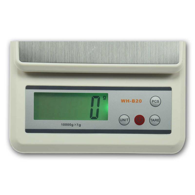 เครื่องชั่งความละเอียด ช่วง 1g-10KG รุ่น WH-B20L (ฐานชั่งใหญ่เป็นพิเศษ)