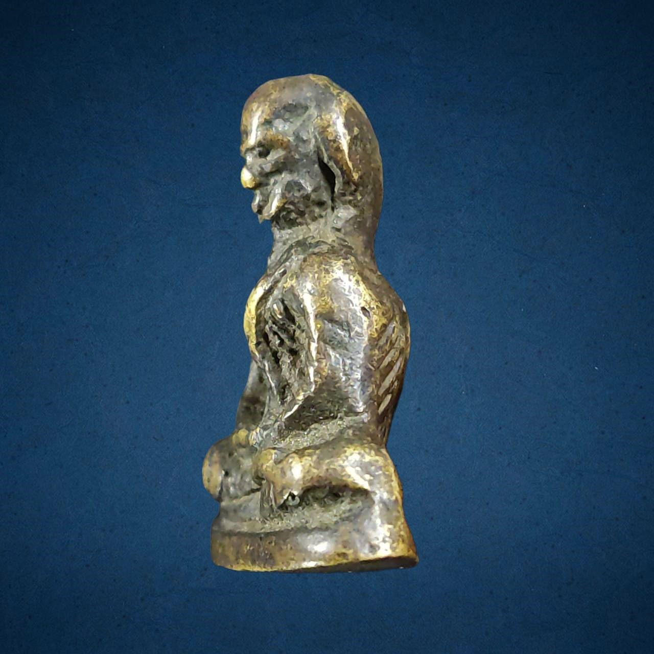 รูปหล่อโบราณ หลวงพ่อแจง วัดเกาะแก้ว พิษณุโลก ปี2493