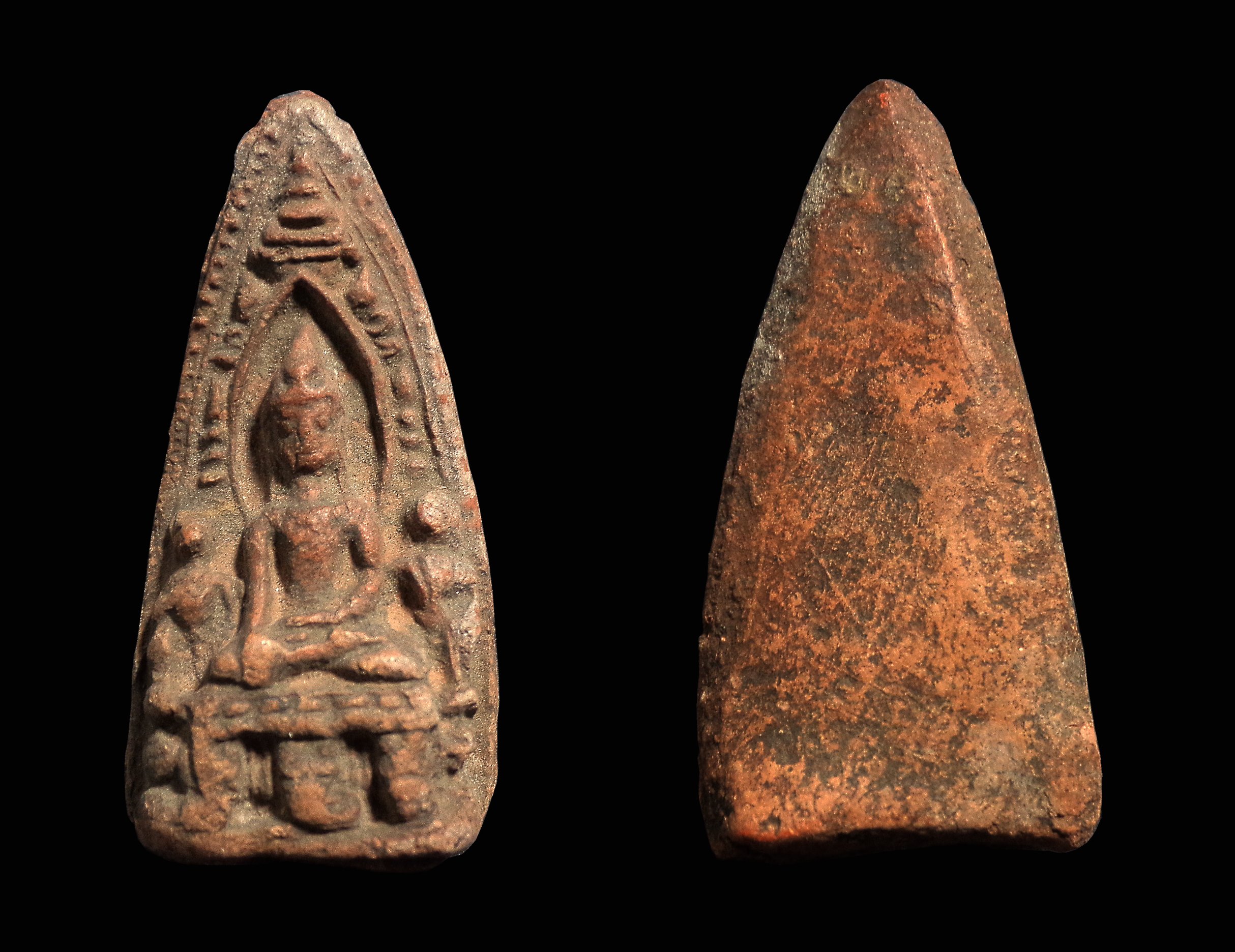 พระเลี่ยง พิมพ์บัวเหลี่ยม ไม่ทราบเกจิ