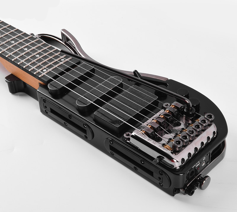 ALP Guitars AD121 กีตาร์ไฟฟ้าหัวตัด แบบพกพา, พับเก็บได้, เสียงระดับมืออาชีพ ฟรี!! กระเป๋าใส่กีต้าร์ตรงรุ่น