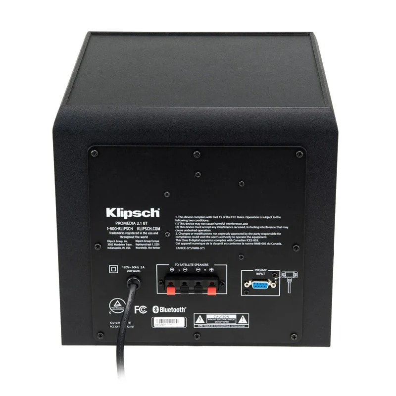 Klipsch ProMedia 2.1 *ของแท้รับประกัน1ปี* 2.1 Speaker System, 260W, ลำโพงมัลติมีเดีย THX