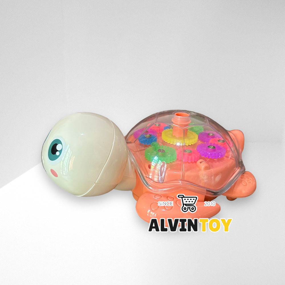 ของเล่น เต่า Lucency gear Turtle วิ่งได้ ชนถอย มีเสียง มีไฟ