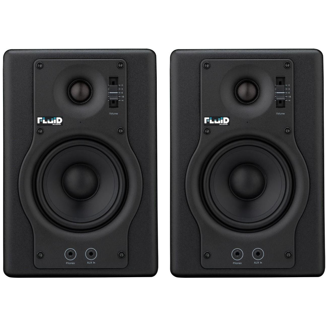 Fluid Audio F4 (Pair/คู่) ลำโพงมอนิเตอร์ ขนาด 4 นิ้ว, 30 วัตต์ รับประกัน 1ปี
