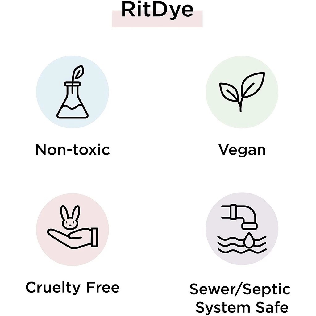 Rit All-Purpose Powder Dye สีย้อมผ้าอเนกประสงค์สูตร Premium made in usa 🇺🇸