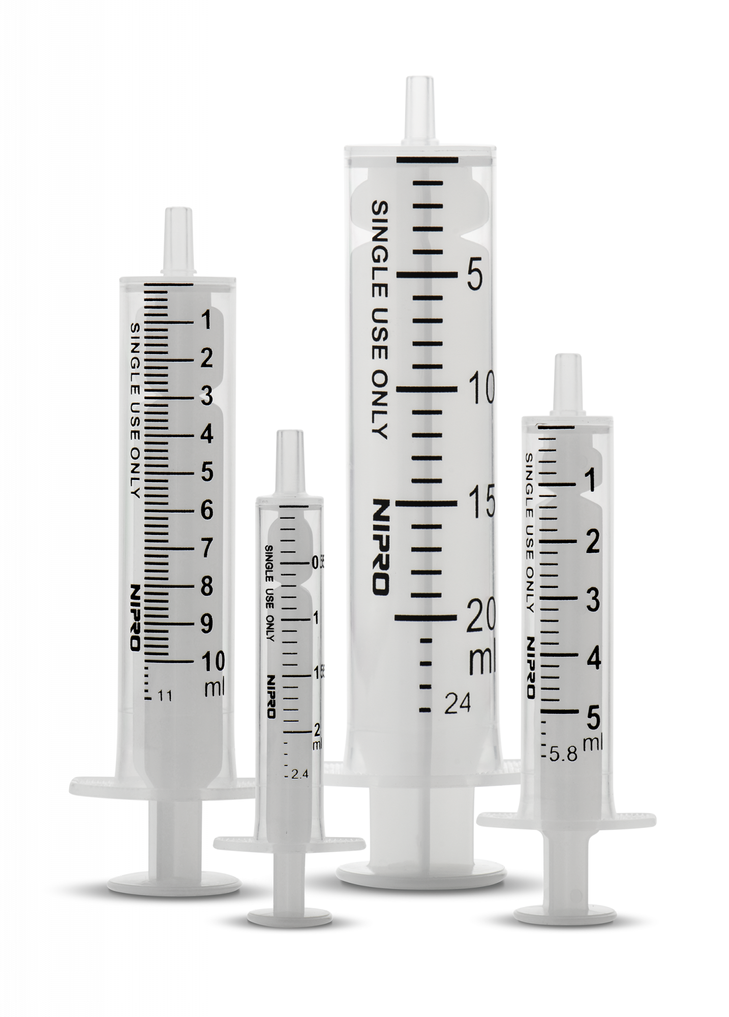 50ml Disposable Syringe Plastic หัวข้าง สำหรับฉีด (ไม่มีเข็มฉีดยา) - NIPRO
