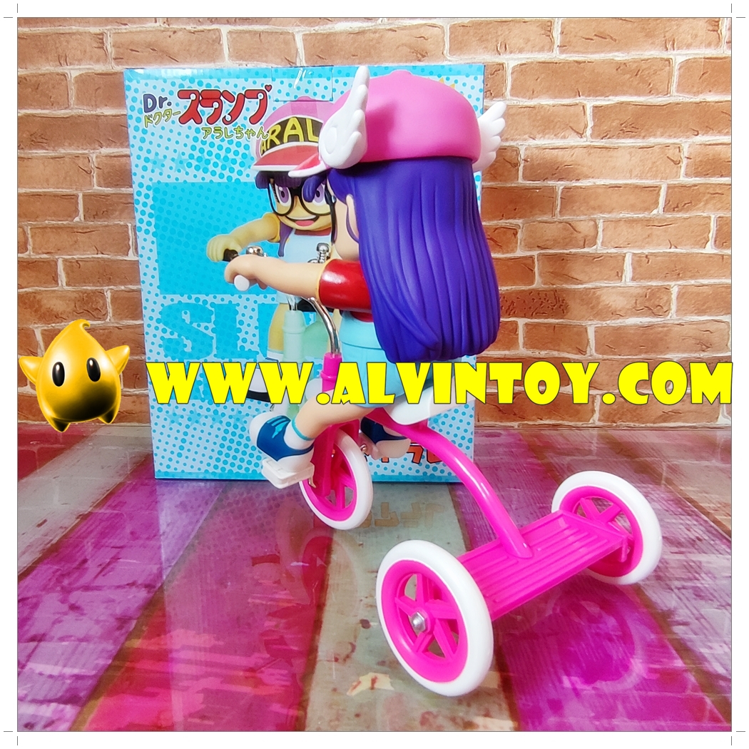Figure Arale - อาราเล่ ปั่นจักรยาน ขนาดความสูง 25.5 cm.