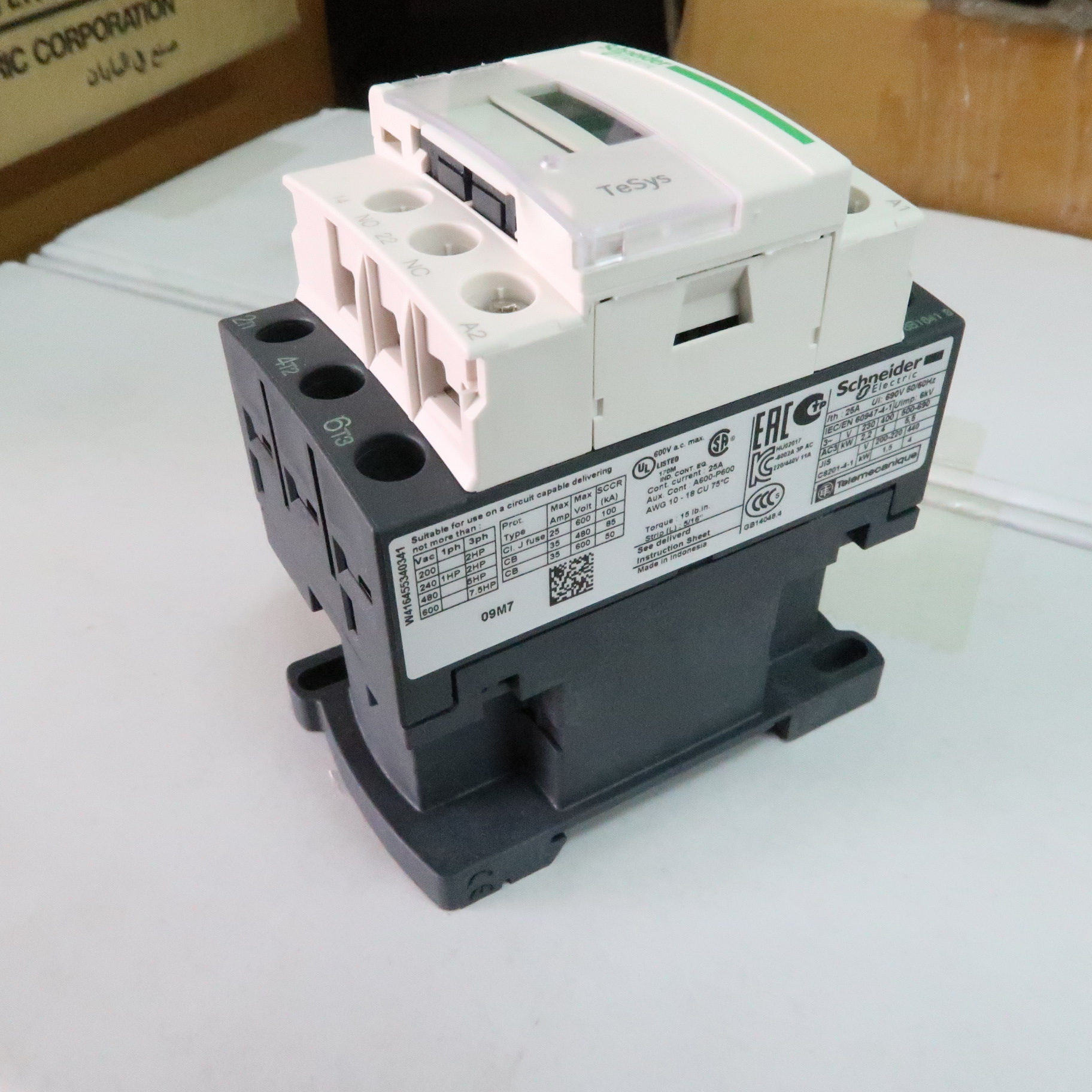 Magnetic Contactors LC1-D09M7 Coil 220V "Schneider"