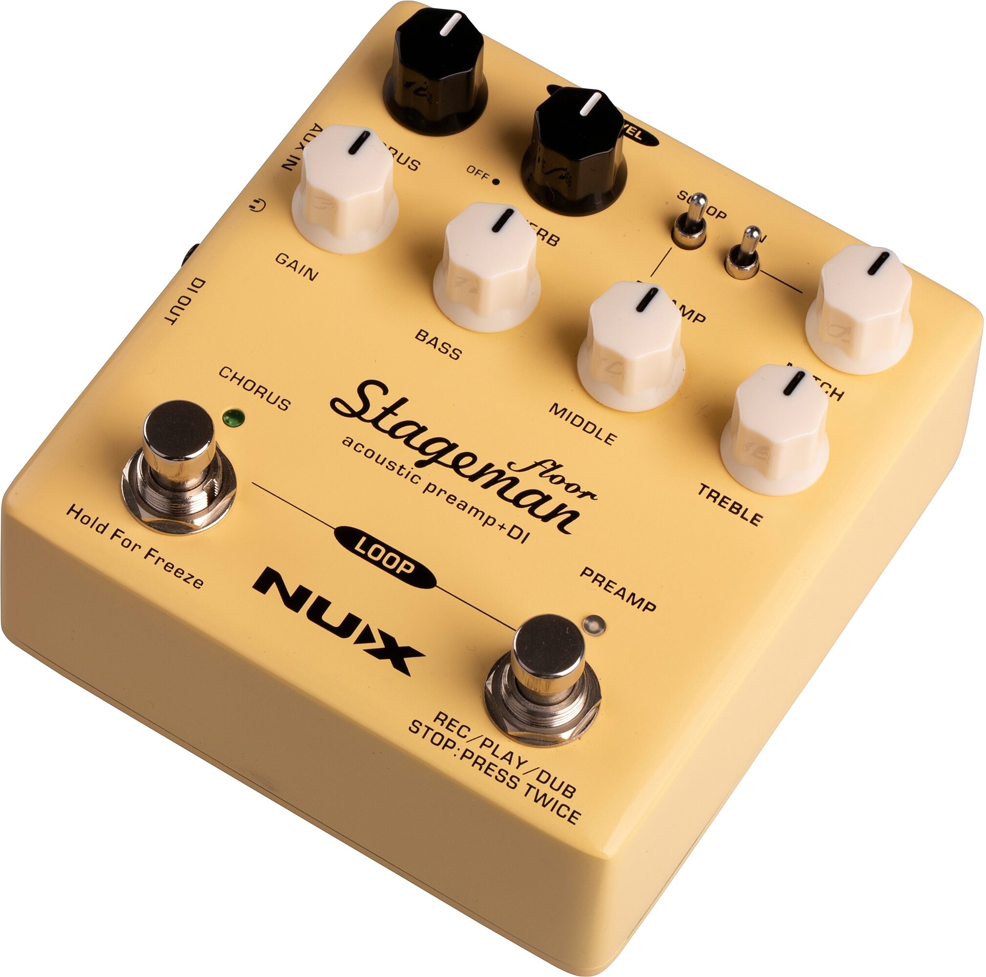 Nux Stageman Floor NAP-5 *ของแท้ประกัน 1ปี* เอฟเฟคกีต้าร์อคูสติก, Acoustic Guitar Preamp Pedal, Looper, DI Out, FX