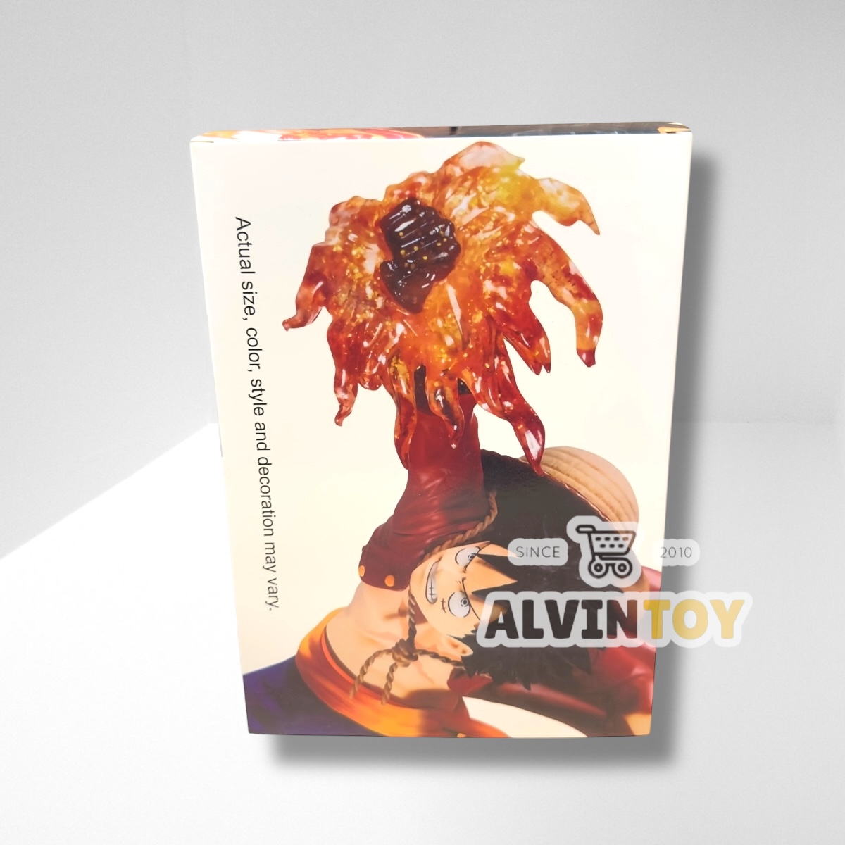 โมเดล Luffy - ลูฟี่ หมัดเพลิงฮาคิ พร้อมฐาน พร้อมกล่อง Figures One Piece