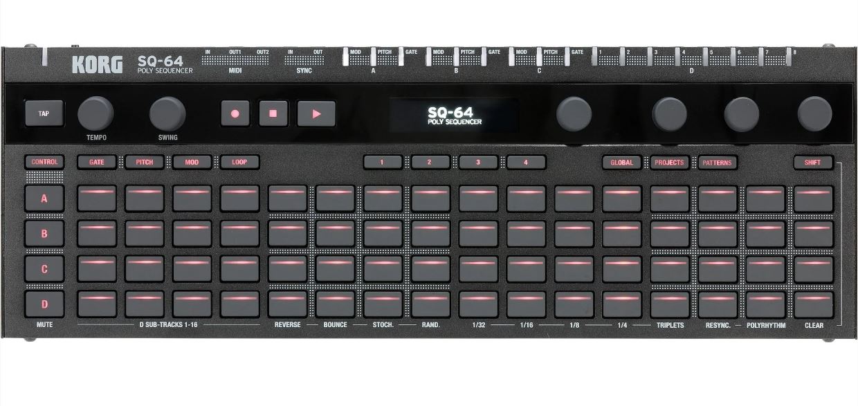 Korg Sequencer SQ-64 *ของแท้รับประกัน 1ปี* Polyphonic Step Sequencer