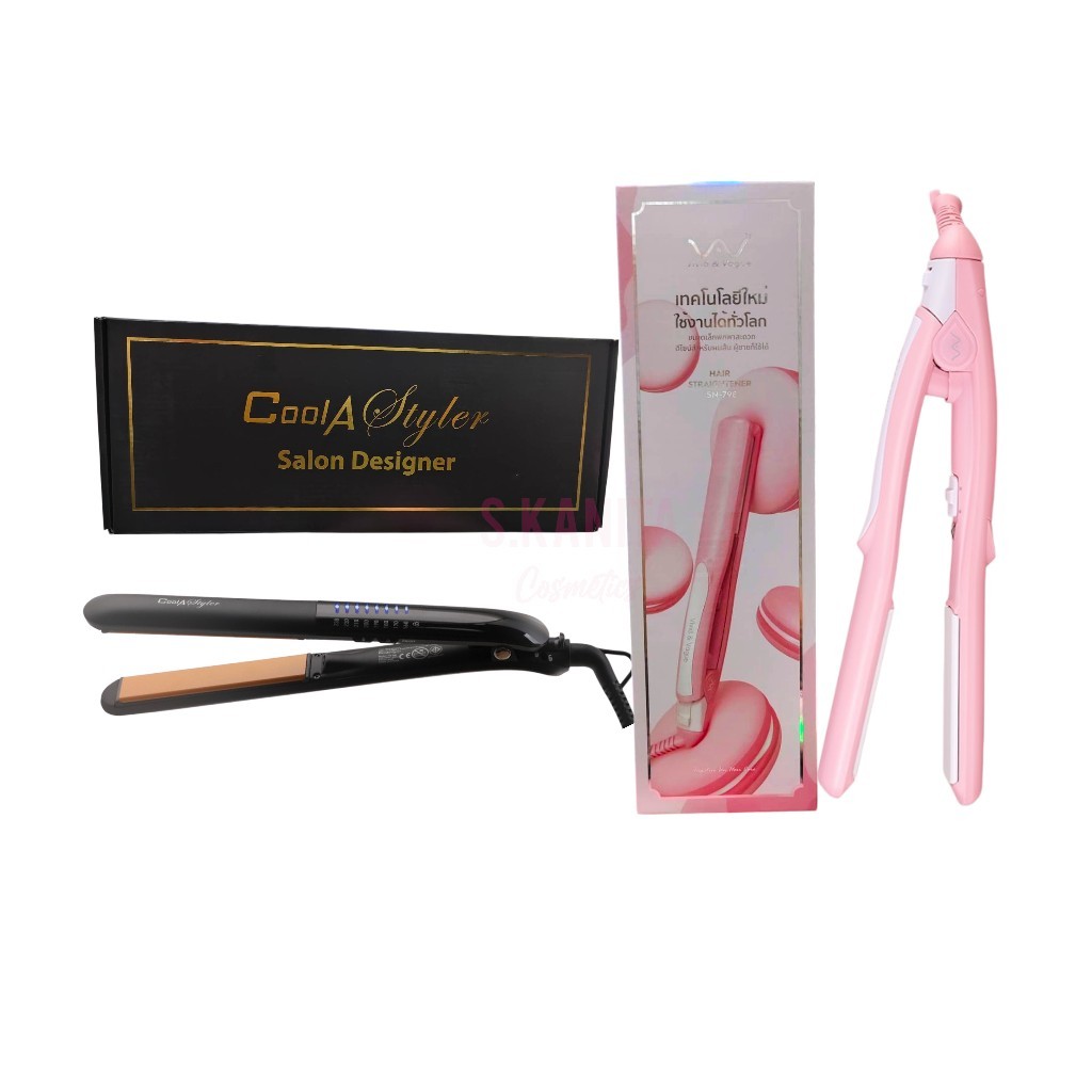 เครื่องหนีบผม & เครื่องม้วนผม Hair straightener & hair curler