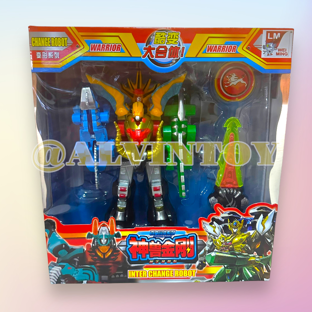 หุ่นยนต์ ประกอบร่าง Inter Change robot หุ่นยนต์แปลงร่าง แยกร่างได้