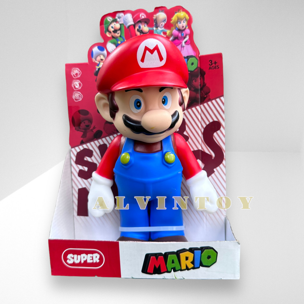 โมเดล Super Mario - ซูเปอร์มาริโอ ขนาดความสูง 21 ซม.