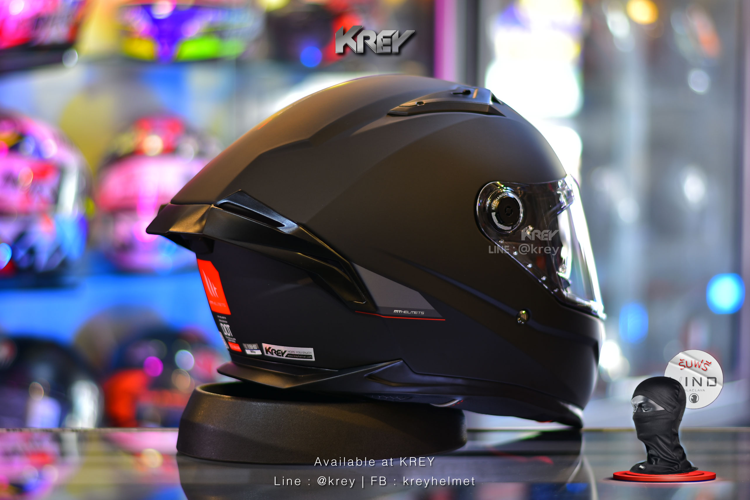 MT model BRAKER SV SOLID MATT BLACK