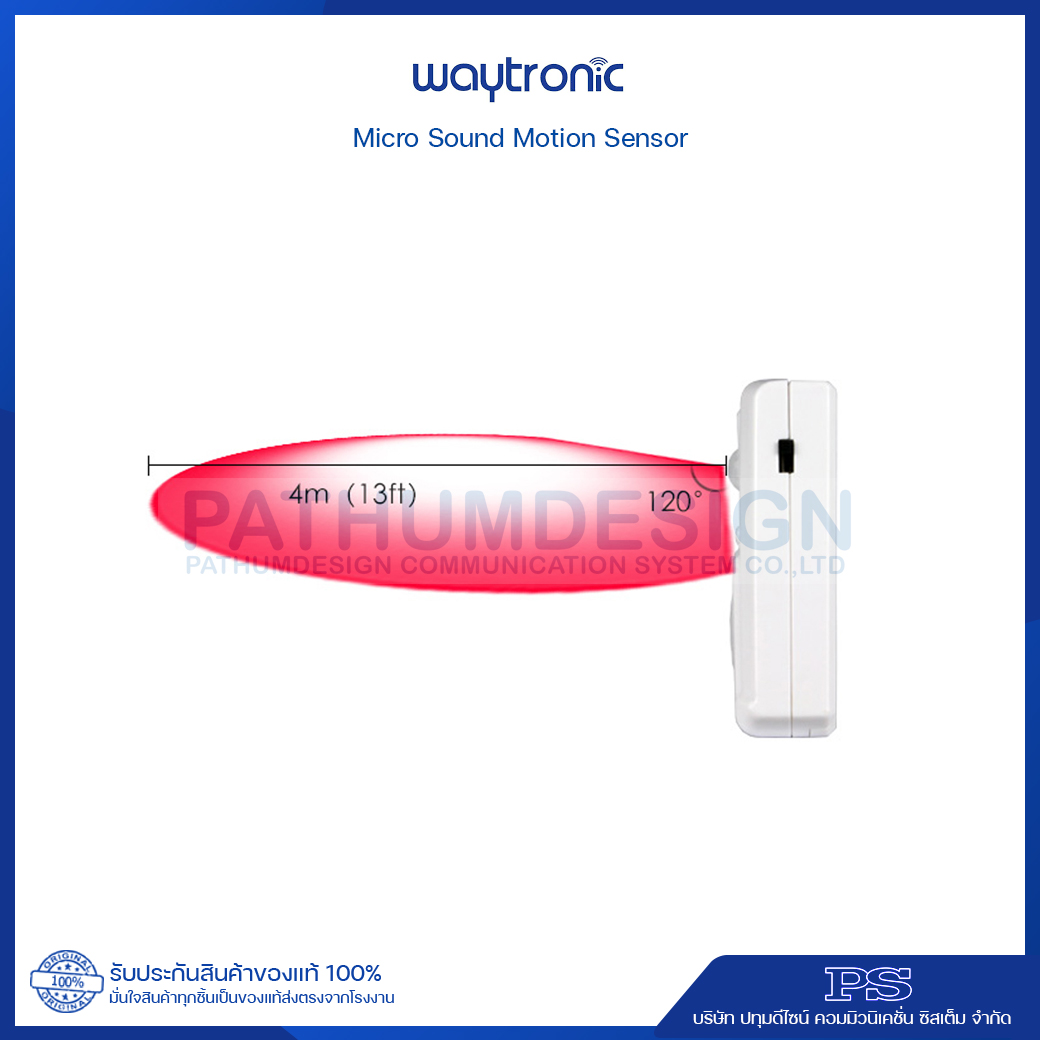 Micro Sound Motion sensor เครื่องประกาศเสียง ด้วยเซ็นเซอร์