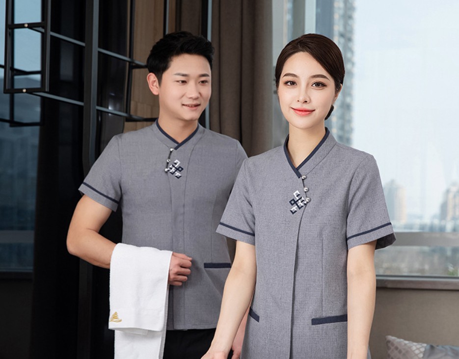 เสื้อแม่บ้าน ชุดแม่บ้าน เสื้อพนักงานทำความสะอาดห้องพักโรงแรม ชุดพนักงานทำความสะอาดโรงแรม
