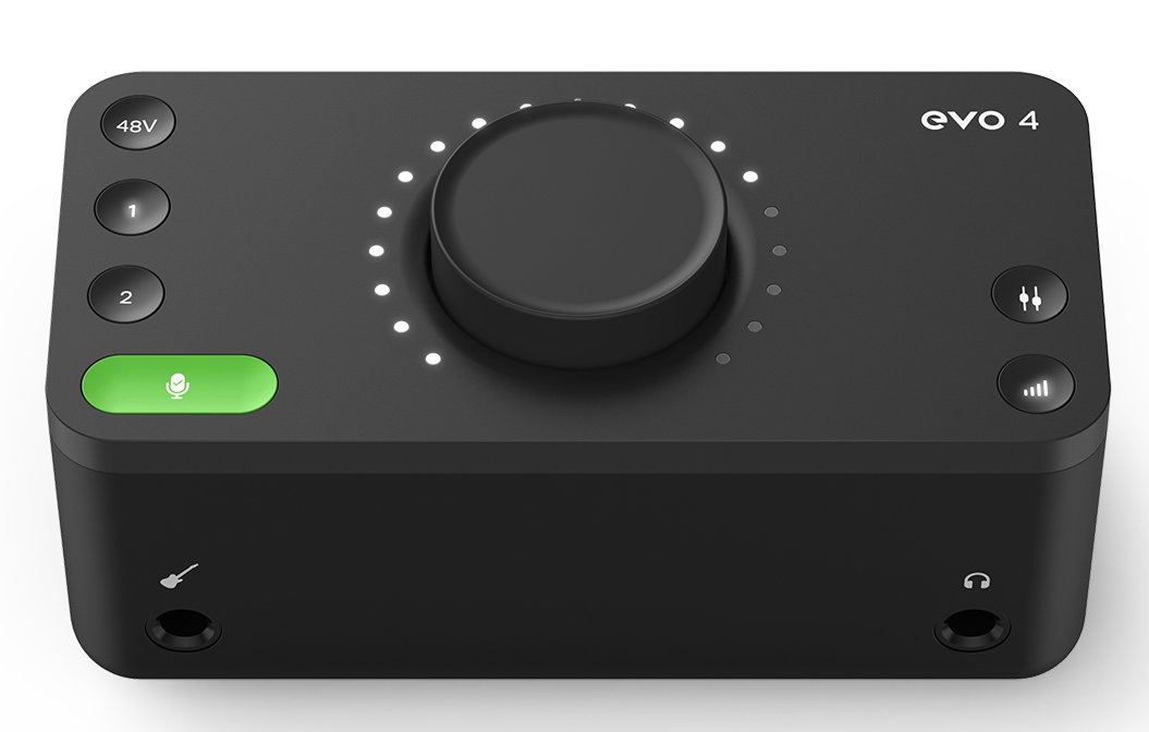 Audient EVO4 -USB Type C ออดิโออินเตอร์เฟส 2in/2out, 24-bit/96kHz,ฟังก์ชั่น Smartgain,Loopback สำหรับทำเพลง,ไลฟ์สด,ออนไลน์ ฯลฯ รองรับ iOS,Mac,PC รับประกันศูนย์ไทย 1 ปีเต็ม