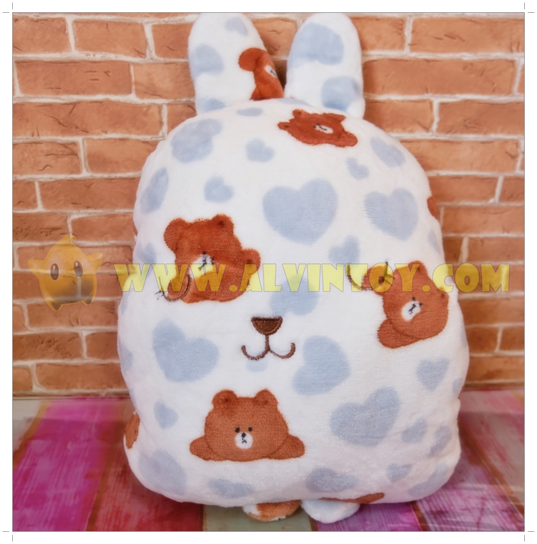 ตุ๊กตาหมอนผ้าห่ม ขนาดตุ๊กตา 45 ซม. ขนาดผ้าห่ม 140x90 ซม.