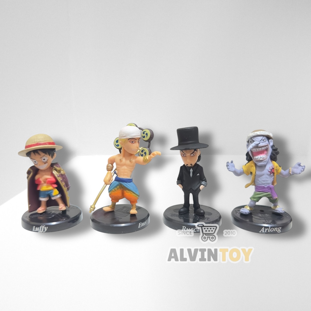 Figures One Piece - วันพีช จักรพรรดิ ขนาดความสูง 4-6 cm. ผลิตจาก PVC คุณภาพดี ลงสีสวยงาม 1 ชุด มี 12 ตัว