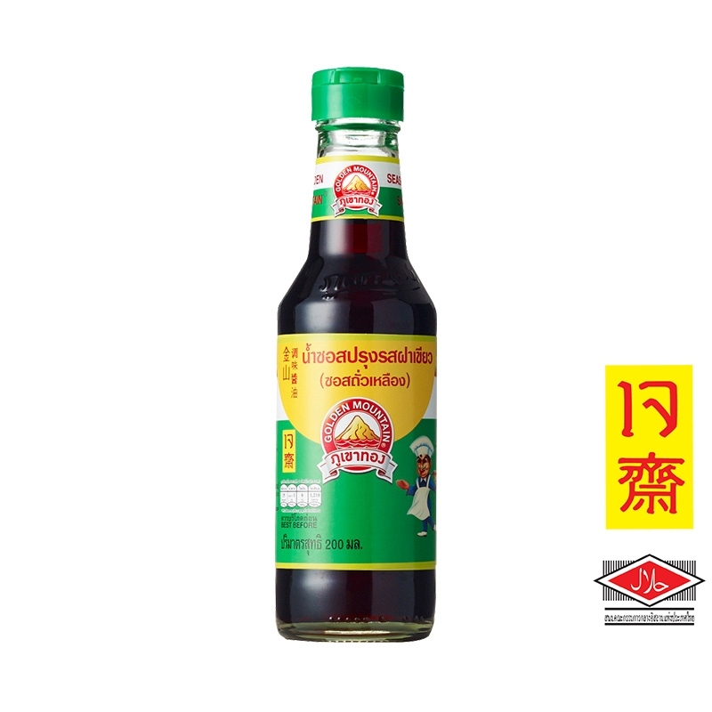 ซอสปรุงรสฝาเขียว ตราภูเขาทอง 200 ml