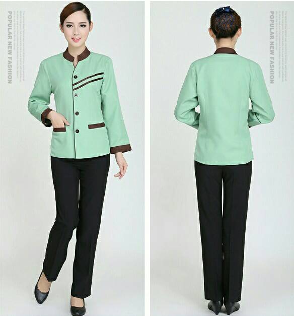 เสื้อแม่บ้าน พ่อบ้าน พนักงานทำความสะอาด