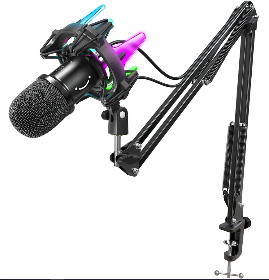 Fifine K651 *ของแท้รับประกัน1ปี* ไมโครโฟน USB Microphone Bundle for Streaming, Podcasting, Gaming