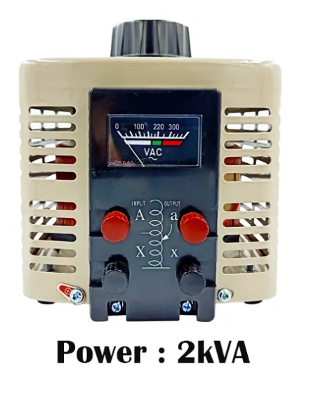 Variable Voltage Transformer TDGC2 หม้อแปลงปรับแรงดันไฟฟ้าแบบแกนหมุน 1 เฟส