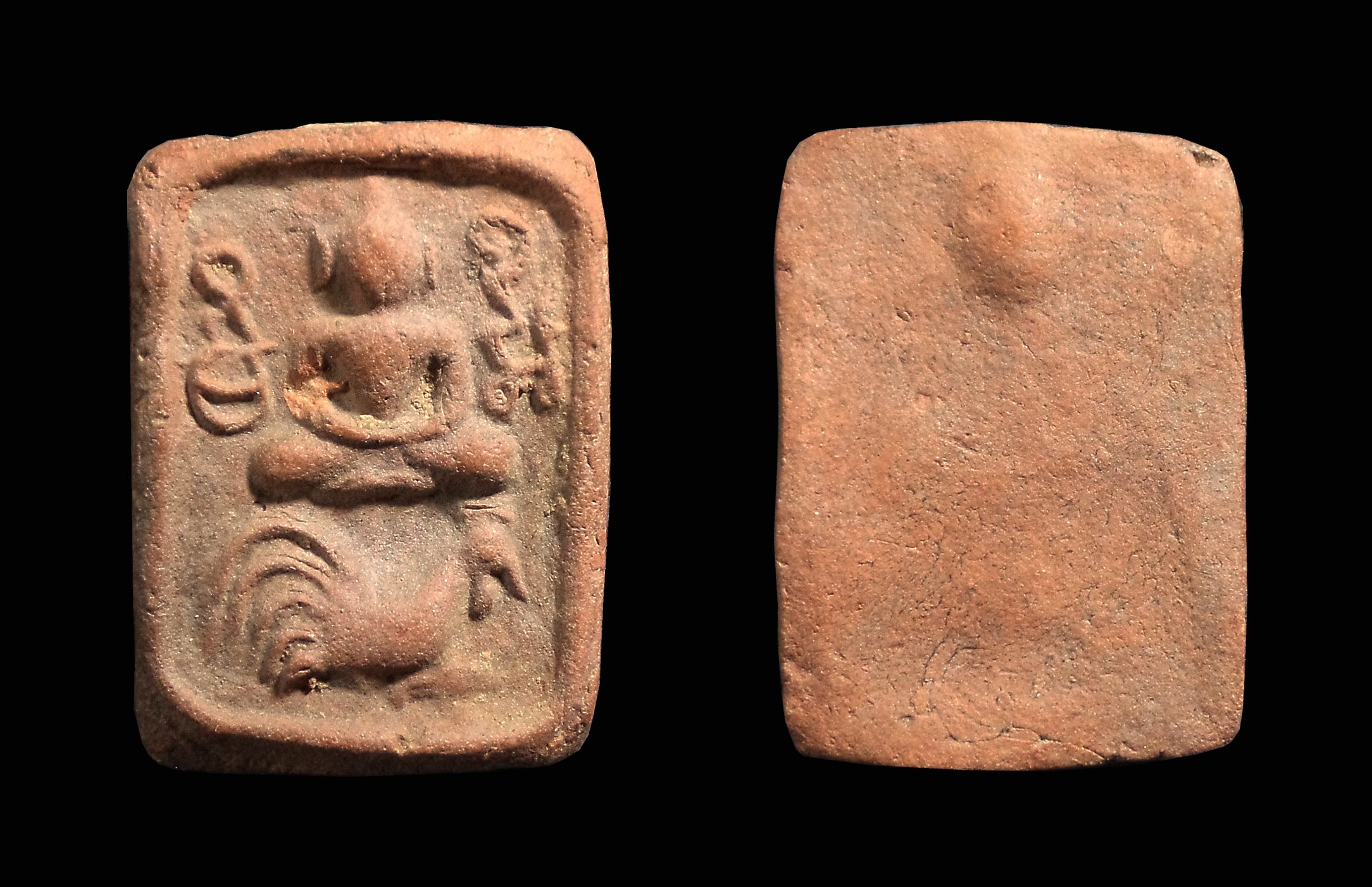 พระพิมพ์ขี่ไก่ ล้อพิมพ์หลวงพ่อปานไม่ทราบที่