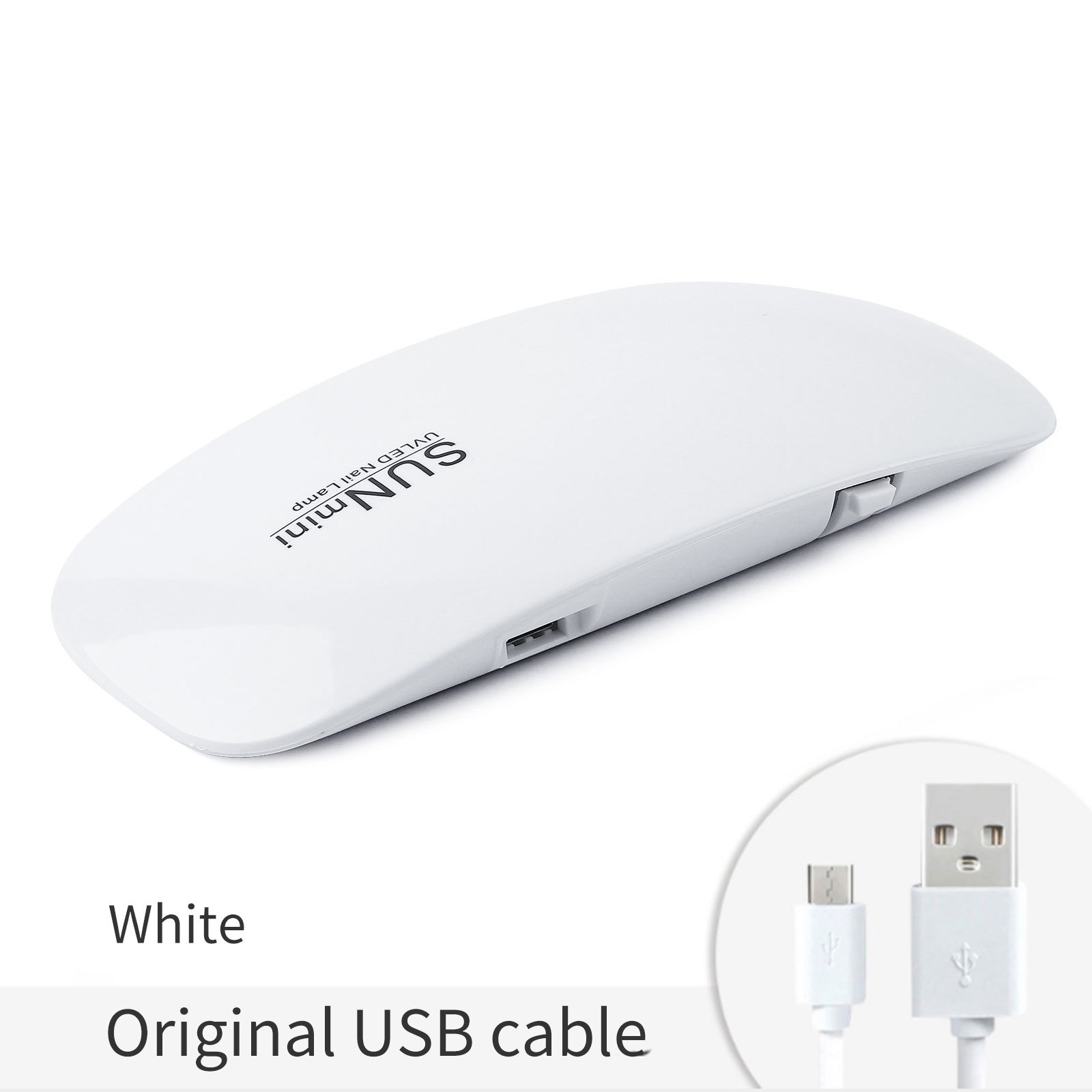SUNmini เครื่องอบเล็บขนาดเล็กแบบพกพา UV/LED 12w