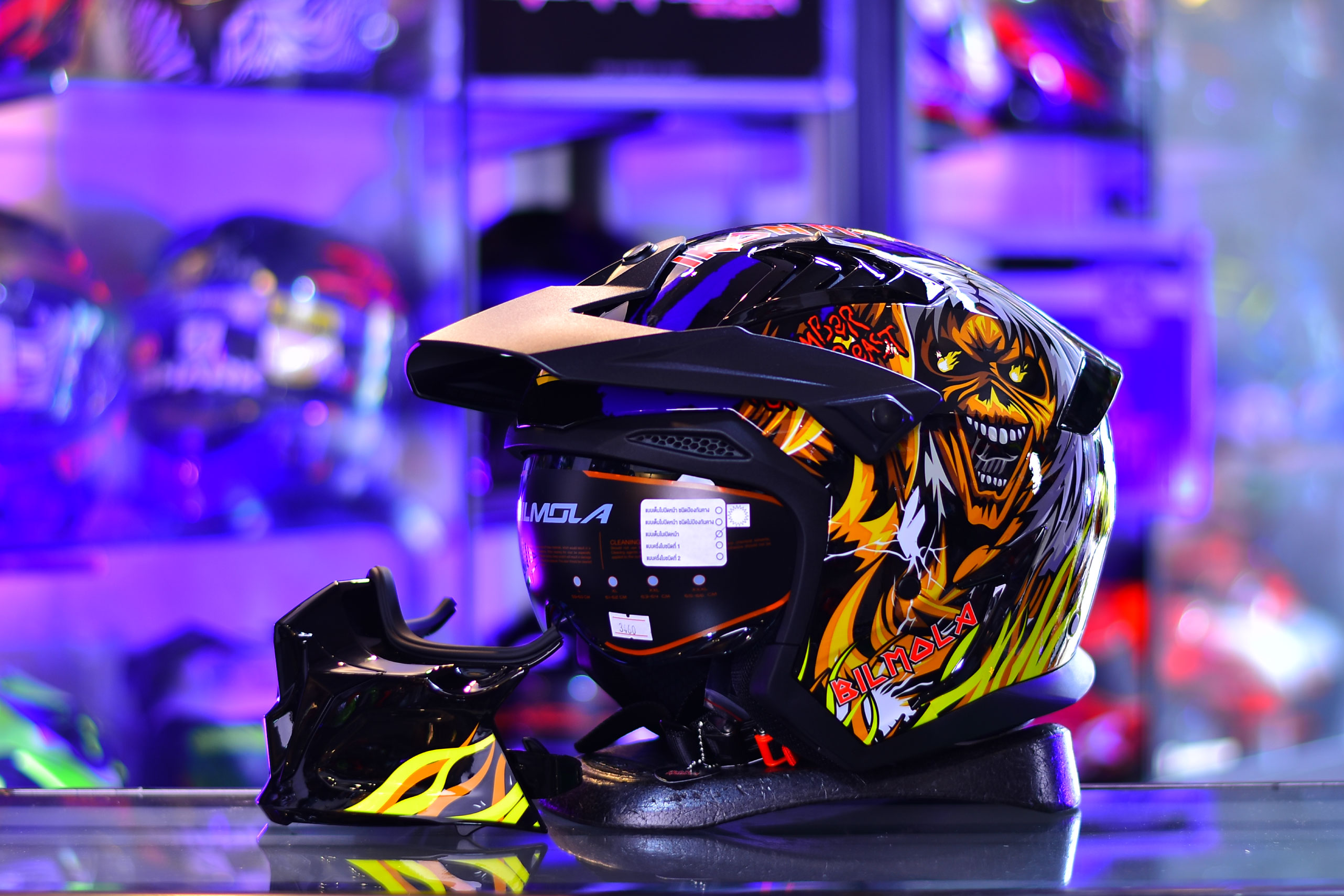 BIlmola model Spiker : THE NUMBER OF THE BEAST Blue