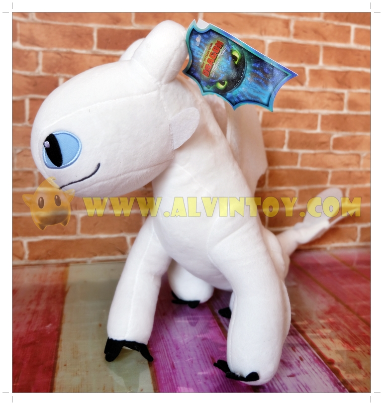 ตุ๊กตามังกร Light fury - เพลิงนวล 12 นิ้ว