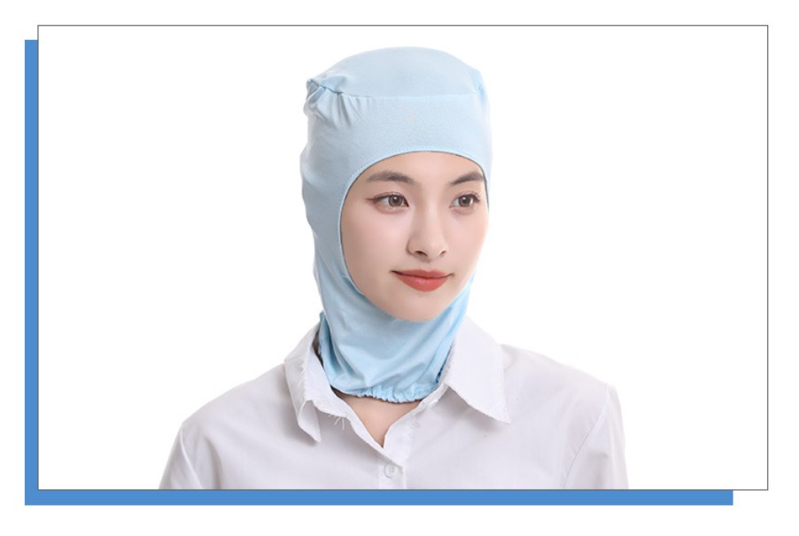 หมวกโรงงาน หมวกอนามัยป้องกันฝุ่น หมวกคลุมผม ป้องกันผมร่วง