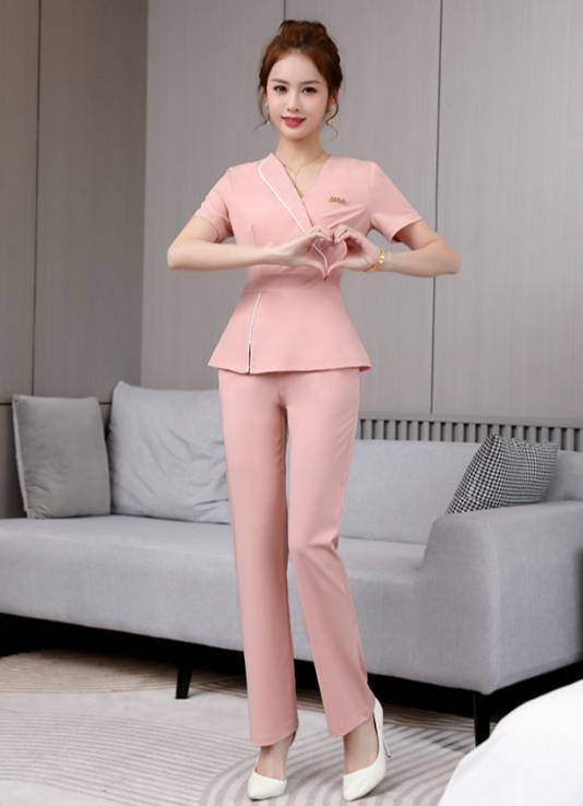 ชุดพนักงานเสริมสวย ชุดนวดสปา ชุดคลินิกความงาม