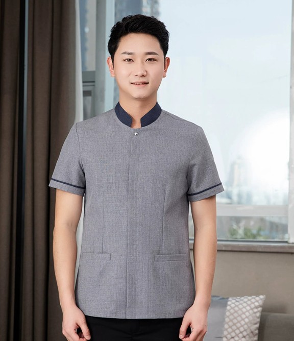 ชุดพนักงานทำความสะอาดห้องพักโรงแรม ชุดแม่บ้าน ชุดเบลบอย เสื้อแม่บ้าน