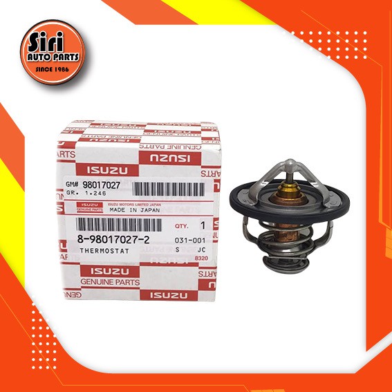 (แท้ศูนย์) (ประกัน 1 เดือน) วาล์วน้ำ ISUZU DMAX COMMONRAIL ,1.9 Blue Power, ALL NEW D-MAX , MU 7 , MU X ( 4JK1,4JJ1 ) อีซูซุ ดีแม็ก คอมมอนเรล / 8-98017027-2
