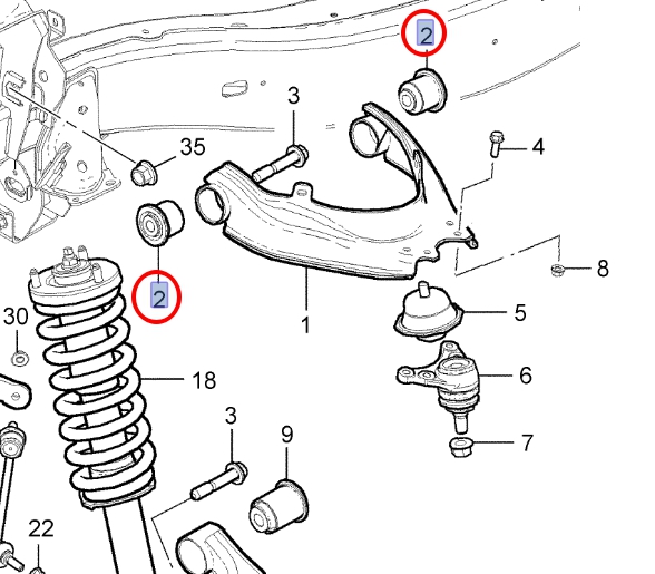 บู๊ซปีกนกบน CHEVROLET COLORADO 4X4 โคโรลาโด 4X4 ปี2013-2017 /GMแท้ ( 1คู่ = 2ชิ้น )