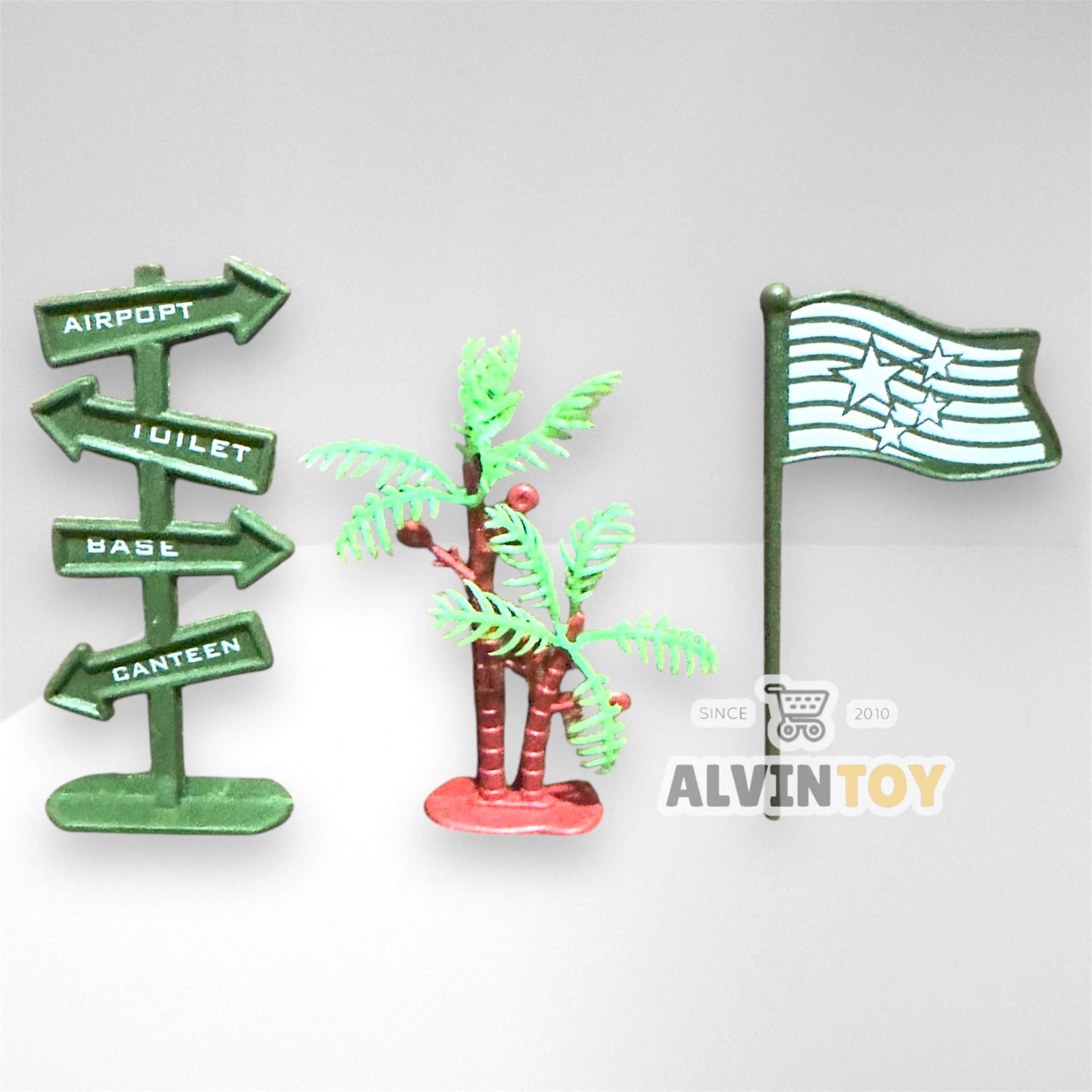 ของเล่นโมเดล ของเล่นทหารจิ๋ว soldier warior is invincible ขนาด 5-6 เซนติเมตร พร้อม เฮลิคอปเตอร์ รถทหาร ปืนใหญ่