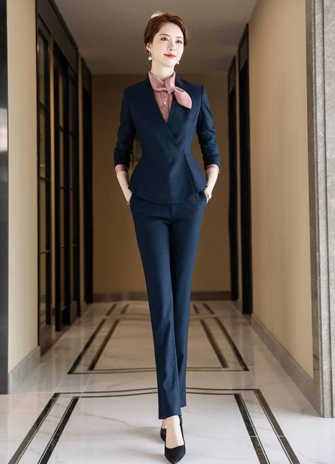 ชุดพนักงานต้อนรับ ชุดออฟฟิศ ชุดพนักงานต้อนรับโรงแรม