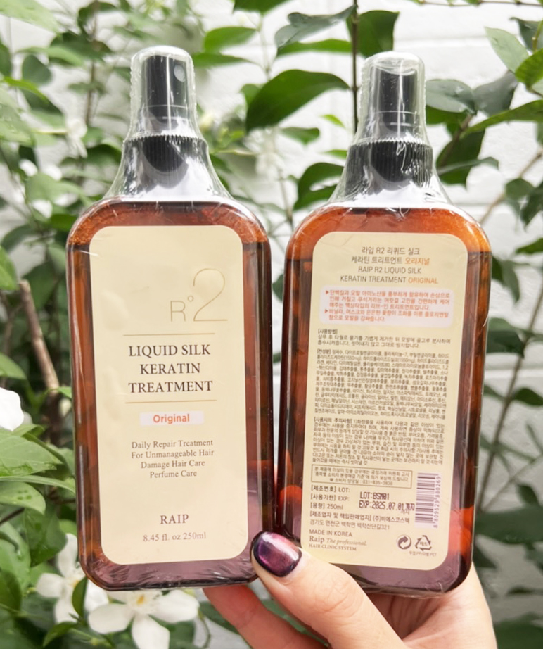 RAIP R2 Liquid Silk Keratin Treatment 250 ml. #เหลือง - กลิ่น Original