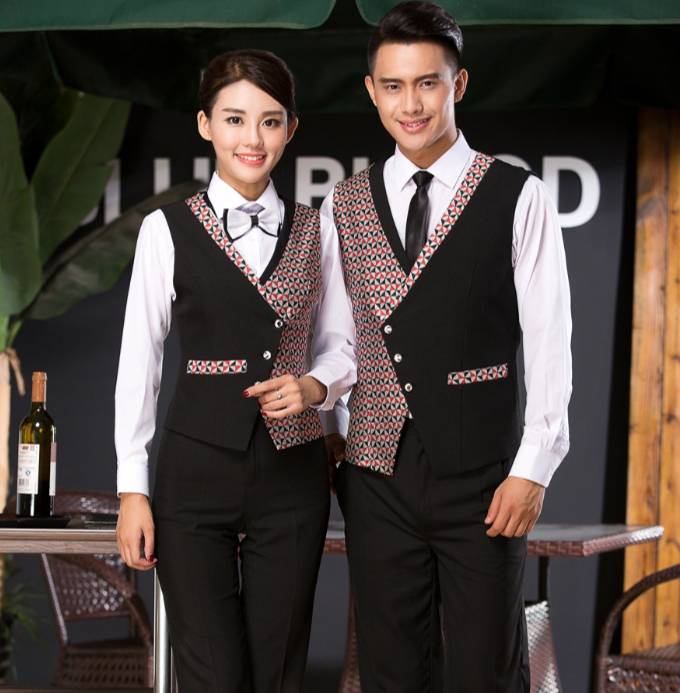 เสื้อกั๊กพนักงานไนท์คลับ บาร์ พนักงานโรงหนัง โรงละคร