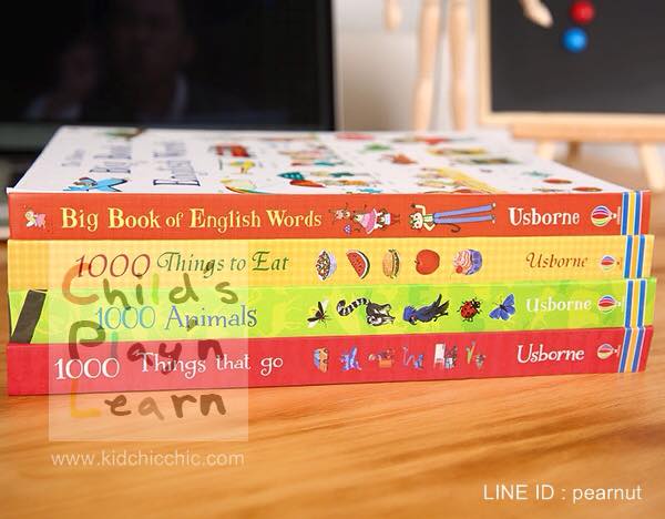 หนังสือ Board Book รวมคำศัพท์ชุดใหญ่สำนักพิมพ์ Usborne (UK)