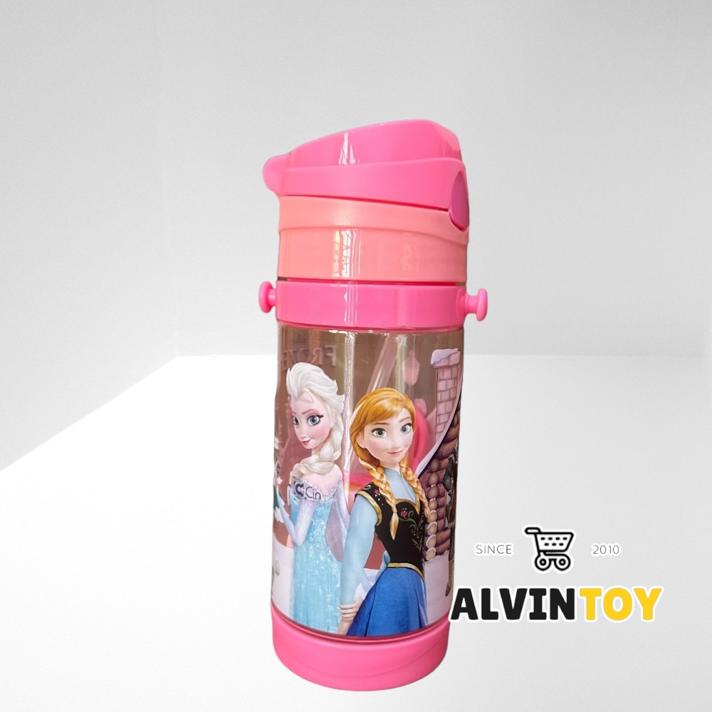 กระติกน้ำเด็ก โฟรเซ่น มีหลอดดูด 500 ml ขนาด 7x20 cm.