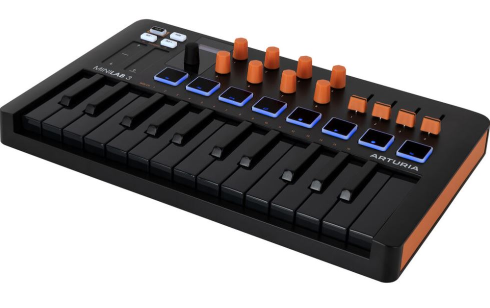 Arturia MiniLab 3 *ของแท้รับประกัน 1ปี* มิดิคีย์บอร์ดคอนโทรลเลอร์ 25 Key MIDI Keyboard Controller