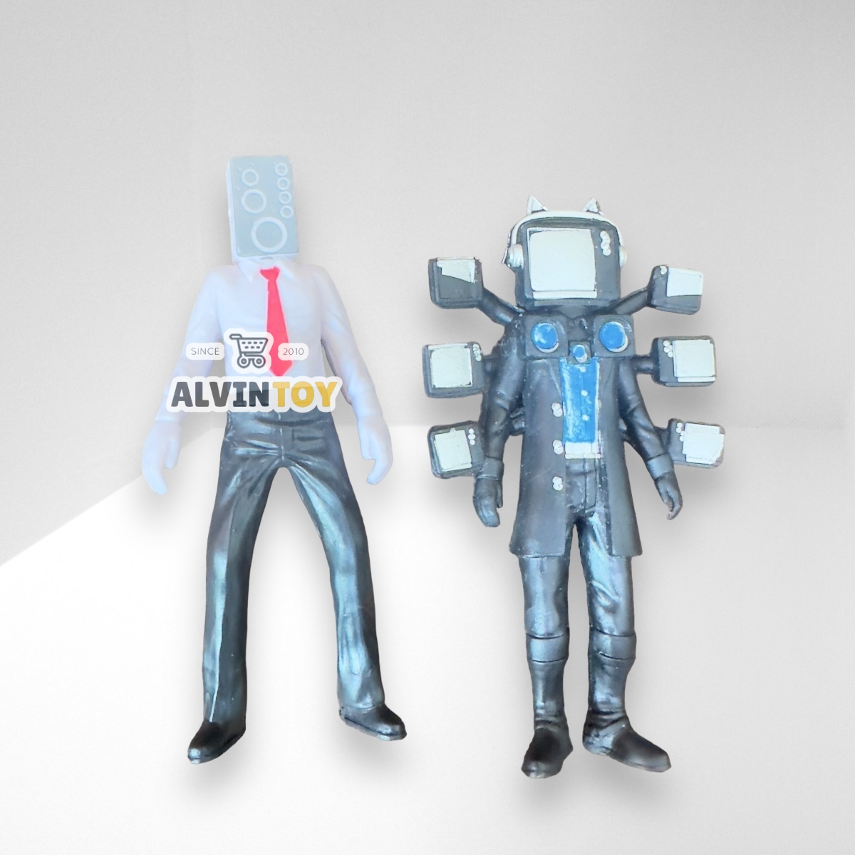 โมเดล Skibidi Toilet สคิบิดี้ ทอยเลต ชุด 6 ตัว คละแบบ