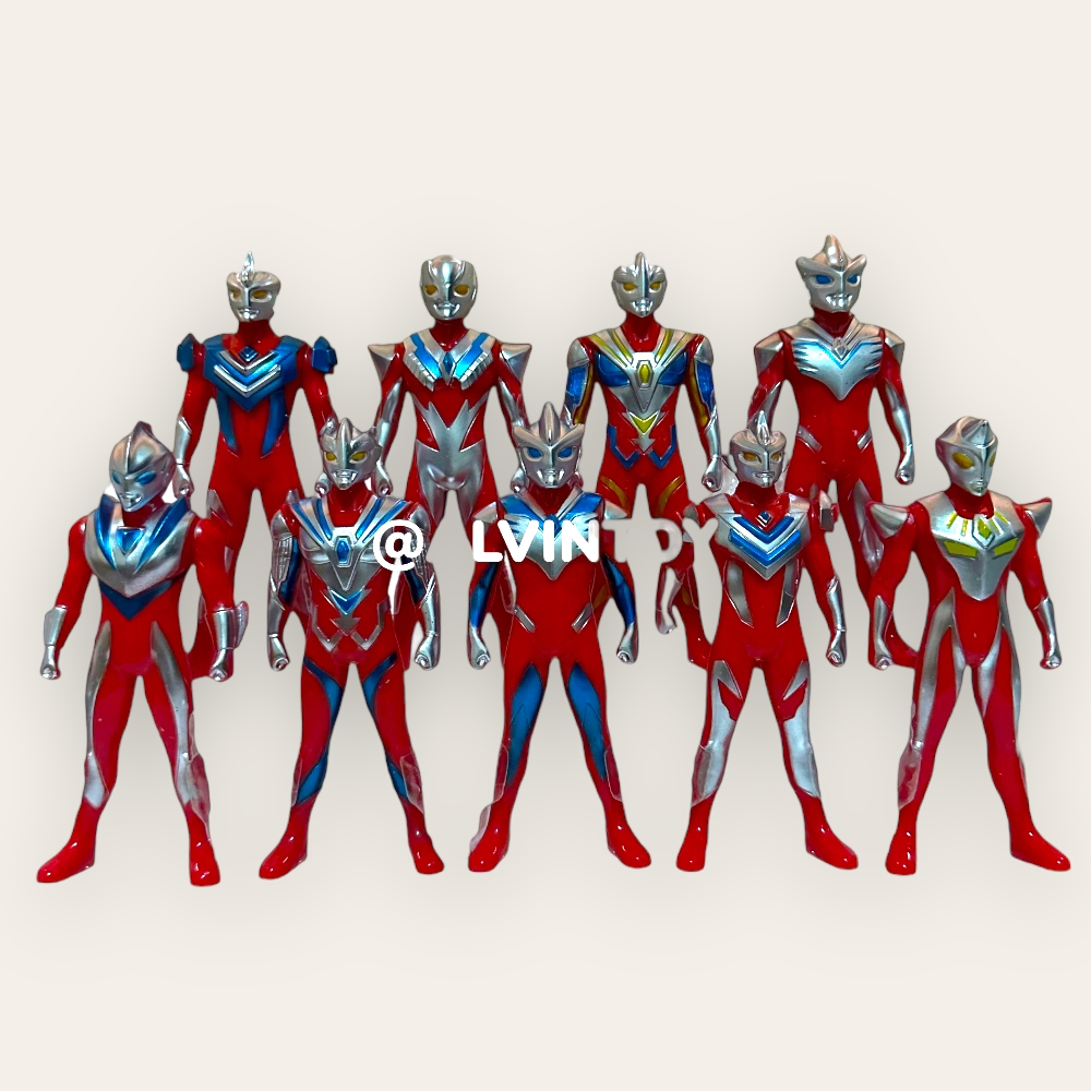 โมเดล Ultraman - อุลตร้าแมน ชุด 9 ตัว ขนาดความสูง 14 ซม.