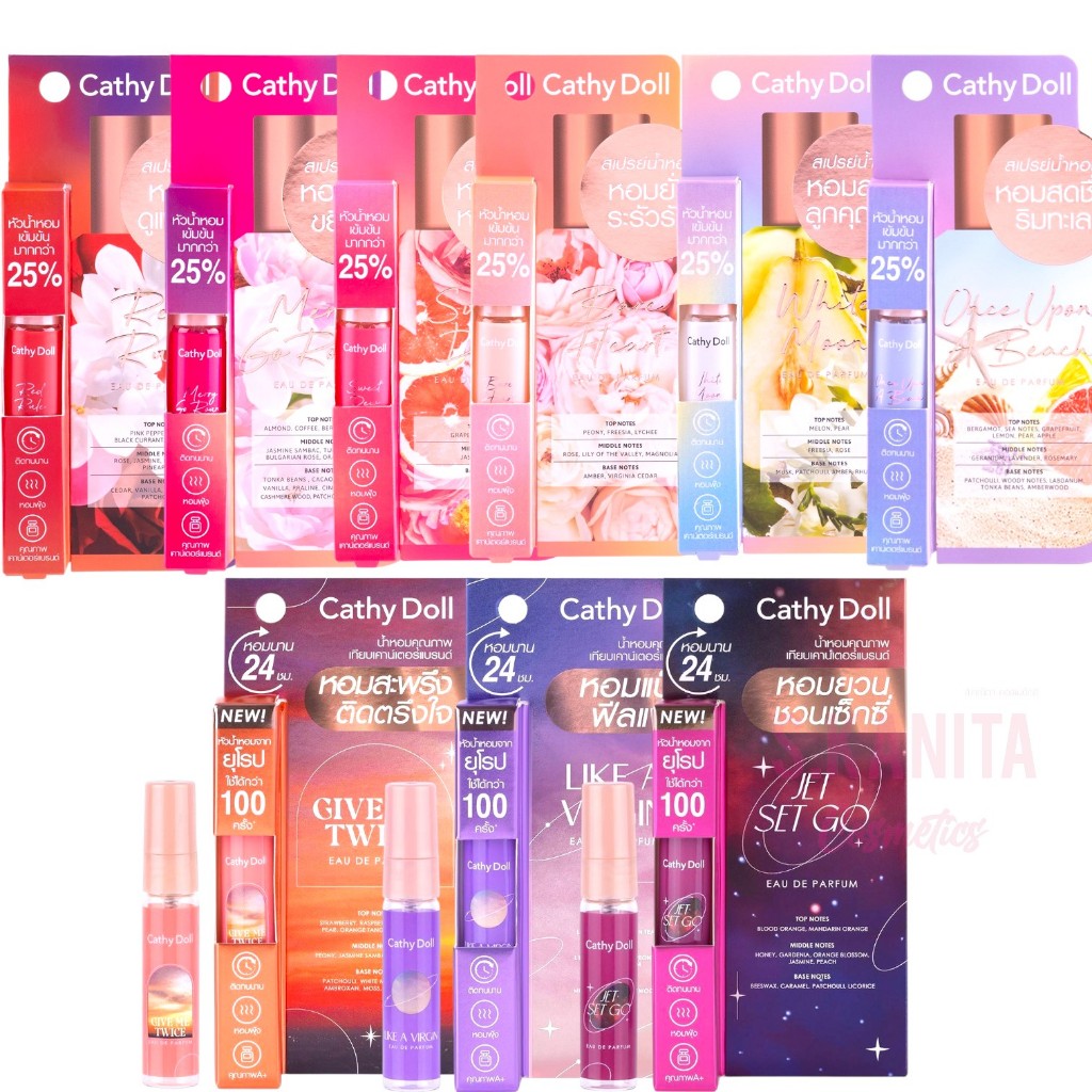 CATHY DOLL เคที่ดอลล์ โอเดอพาร์ฟูม น้ำหอม (5มล) CATHY DOLL Eau de Parfum (5ml)