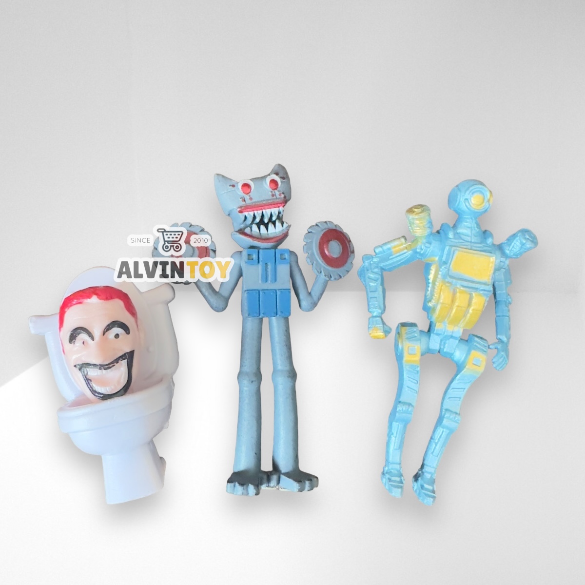 โมเดล Skibidi Toilet สคิบิดี้ ทอยเลต ชุด 6 ตัว คละแบบ