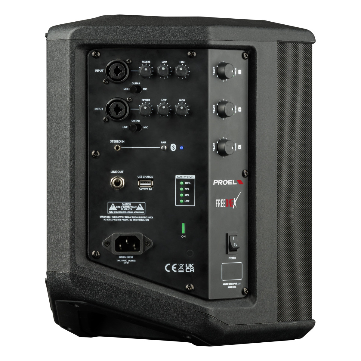 Proel FreeOneX *ของแท้รับประกัน 1ปี* All-in-one Bluetooth Portable PA system, ลำโพงพีเอเคลื่อนที่