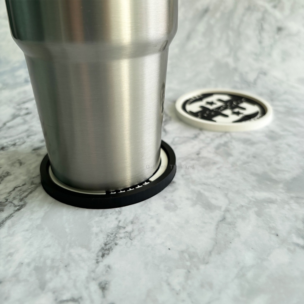 ของสะสม ที่รองแก้ว ซิลิโคน ลายลิขสิทธิ์แท้ โลโก้ G-SHOCK 35th anniversay ใหม่ มือ 1